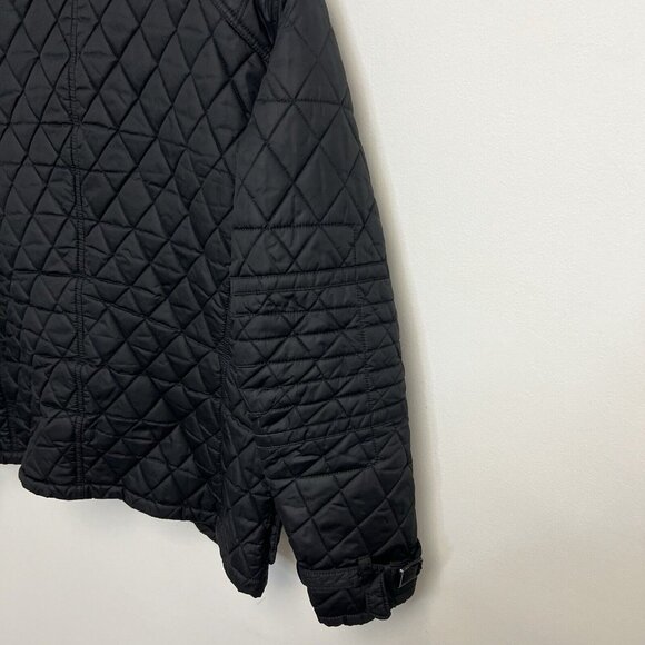 Ralph Lauren Black Label Men’s Quilted Nylon Double Breasted Biker Jacket XL - Picture 15 of 16